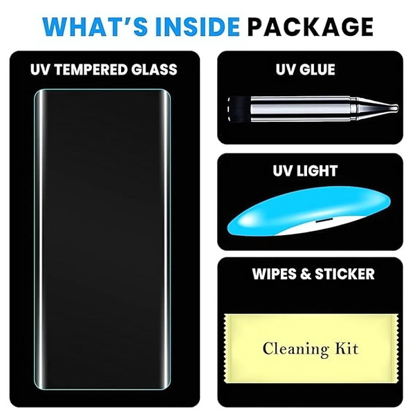 Premium UV Tempered Glass Screen Protector For Oppo Reno 12