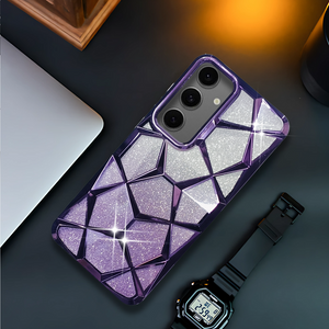 Dazzle Purple Silicone case for  Samsung A55
