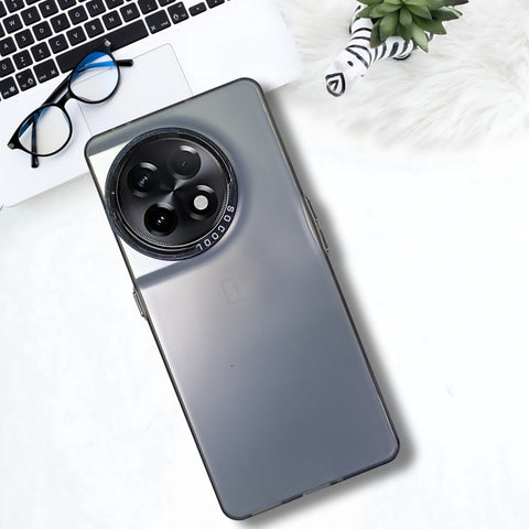 Grey Rgiem Slim Slicone Non-Yellowing Protective Case for Oneplus 11R