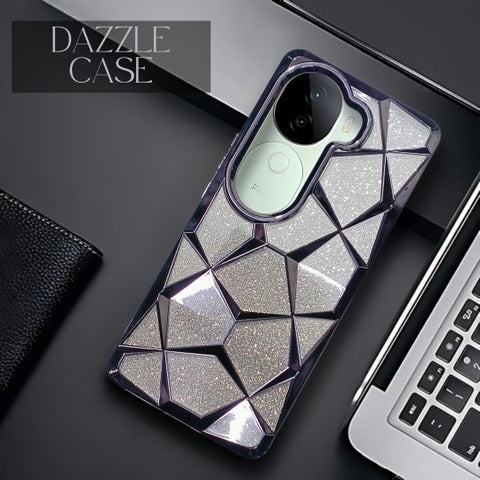 Dazzle Black Silicone case for Vivo V40E