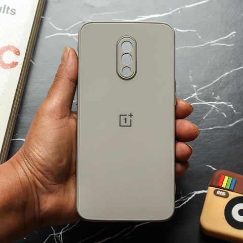 Light Brown Camera Safe mirror case for Oneplus 7