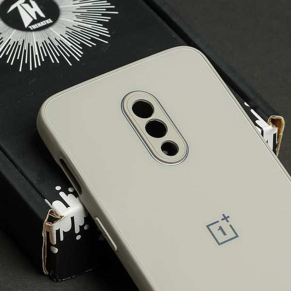 Light Brown Camera Safe mirror case for Oneplus 6T