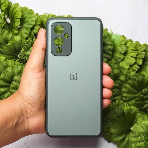 Grey Matte Fiber Silicone case for Oneplus 9