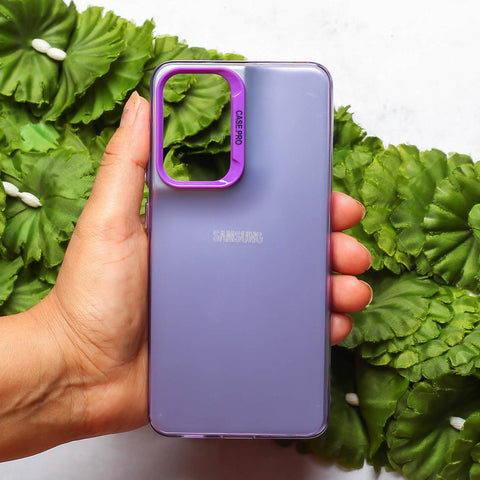 Purple Rgiem Slim Slicone Non-Yellowing Protective Case for Samsung S23 Fe