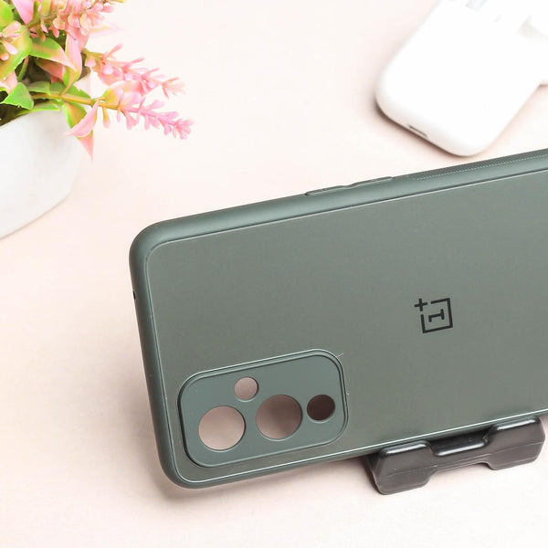 Grey Matte Fiber Silicone case for Oneplus 9
