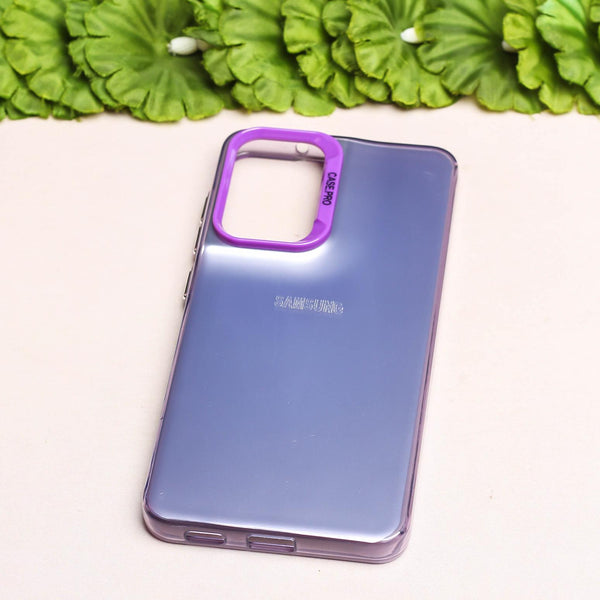 Purple Rgiem Slim Slicone Non-Yellowing Protective Case for Samsung S23 Fe