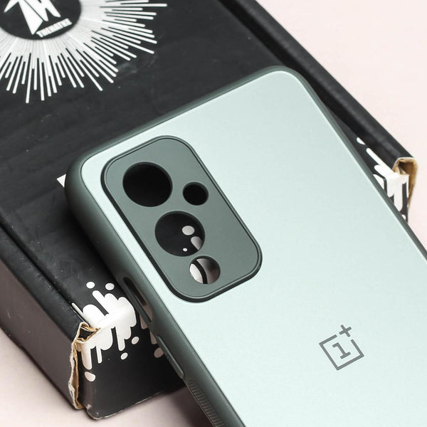 Grey Matte Fiber Silicone case for Oneplus 9