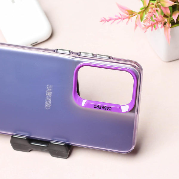Purple Rgiem Slim Slicone Non-Yellowing Protective Case for Samsung S23 Fe
