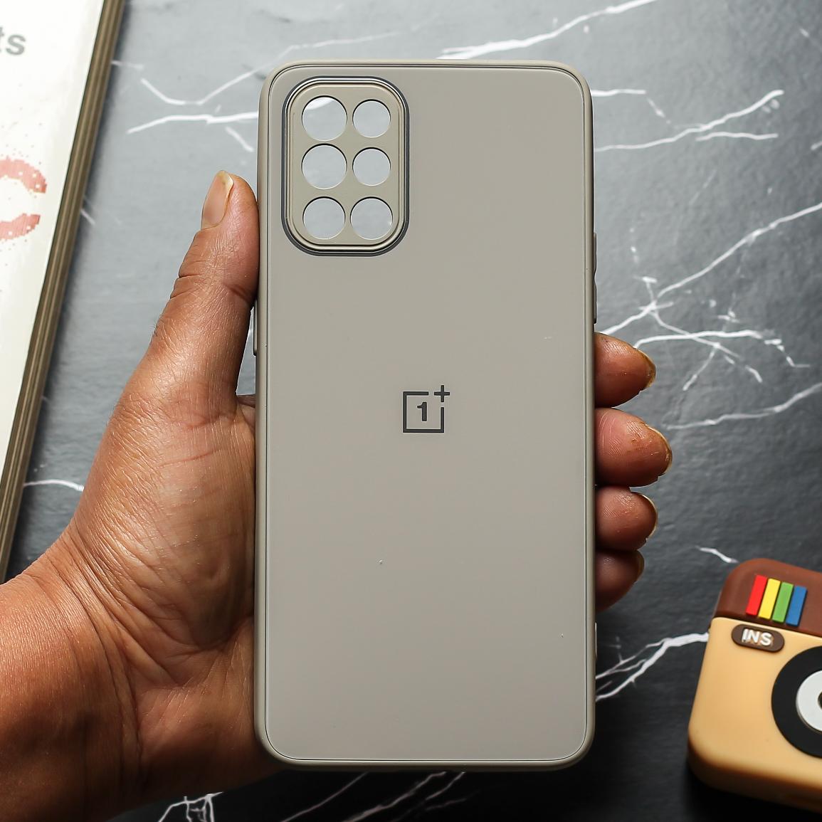 Light Brown Camera Safe mirror case for Oneplus 8T