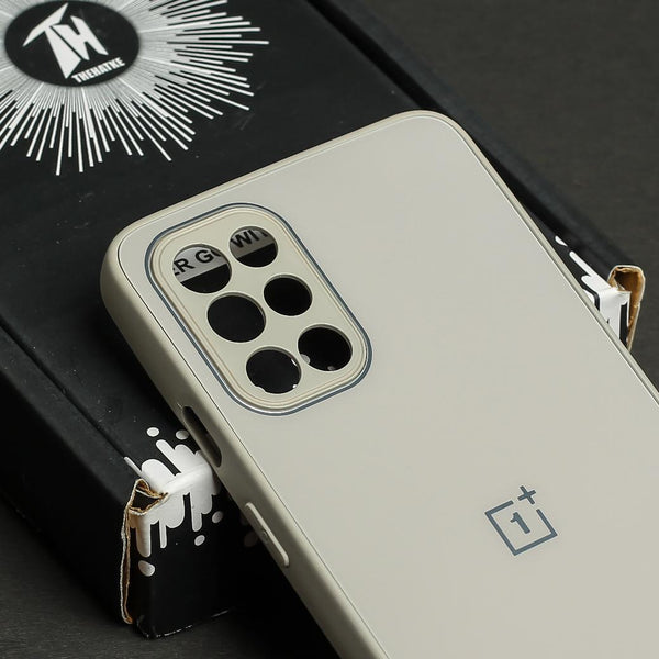 Light Brown Camera Safe mirror case for Oneplus 8T