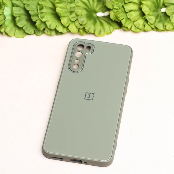 Olive Green camera Safe mirror case for Oneplus Nord