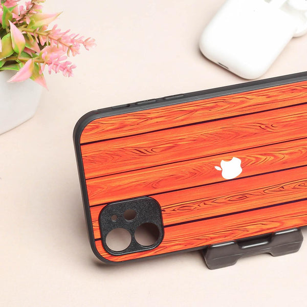WoodCraft Touch metal back case for Apple Iphone 12