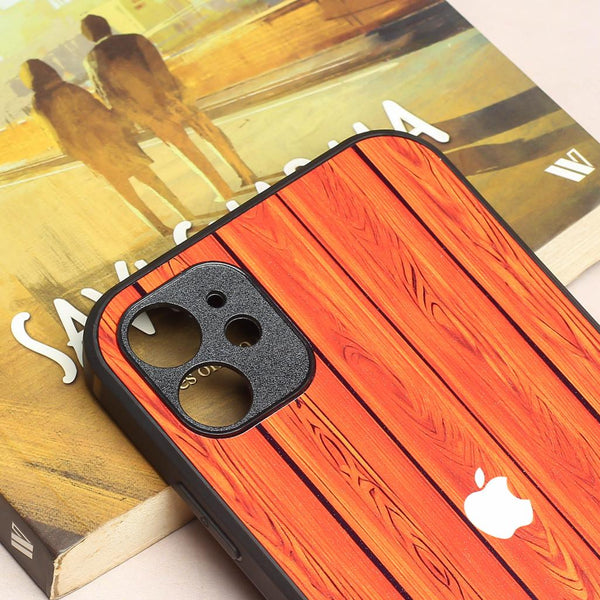 WoodCraft Touch metal back case for Apple Iphone 12
