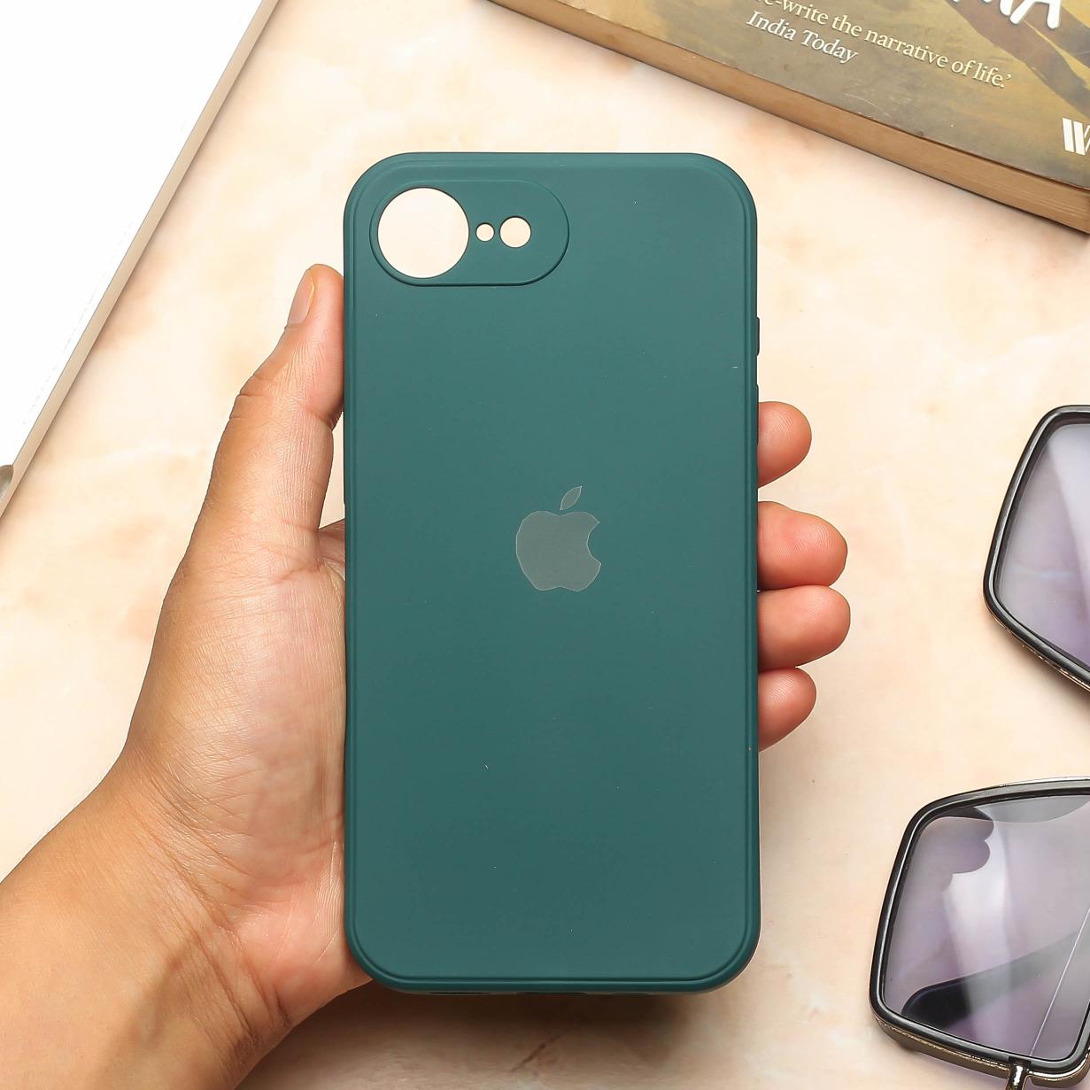Dark Green Candy Silicone Case for Apple Iphone 16E