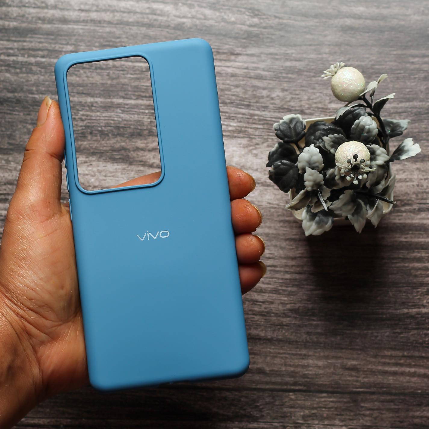 Sky Blue Original Silicone case for Vivo V29 5G