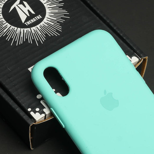Sea Green Original Silicone Case for Apple Iphone X/xs