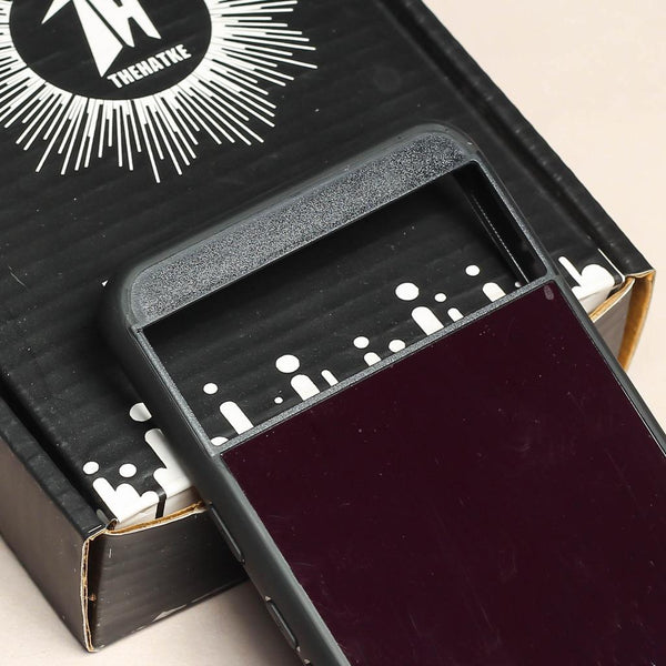 Black metal back case for Google Pixel 8A