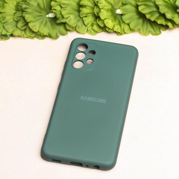 Dark Green Original Camera Safe Silicone case for Samsung A32