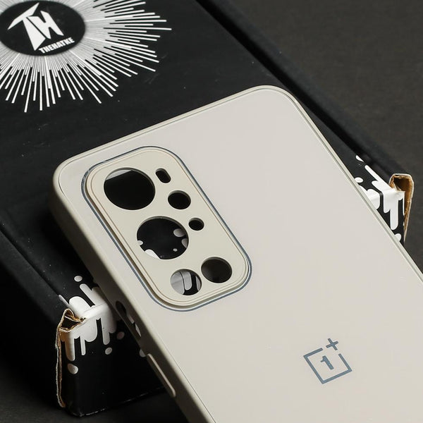 Light Brown Camera Safe Mirror Case for Oneplus 9 Pro