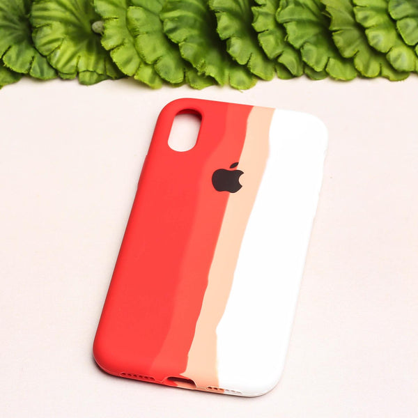 Cozy Rainbow Silicone Case for Apple iphone X/Xs