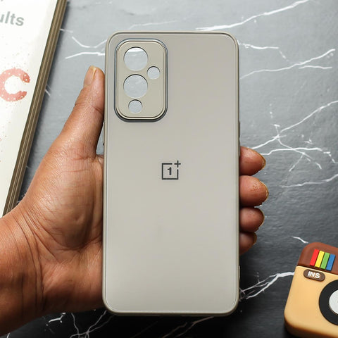 Light Brown Camera Safe mirror case for Oneplus 9