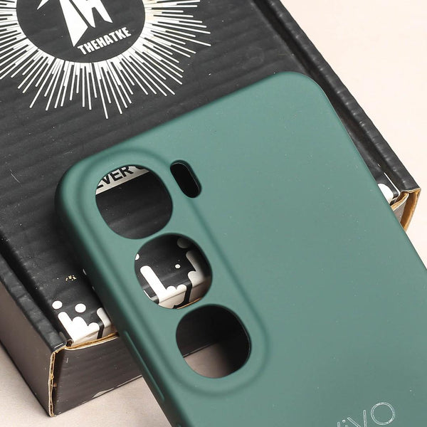 Dark Green Camera Original Silicone case for Vivo Y300