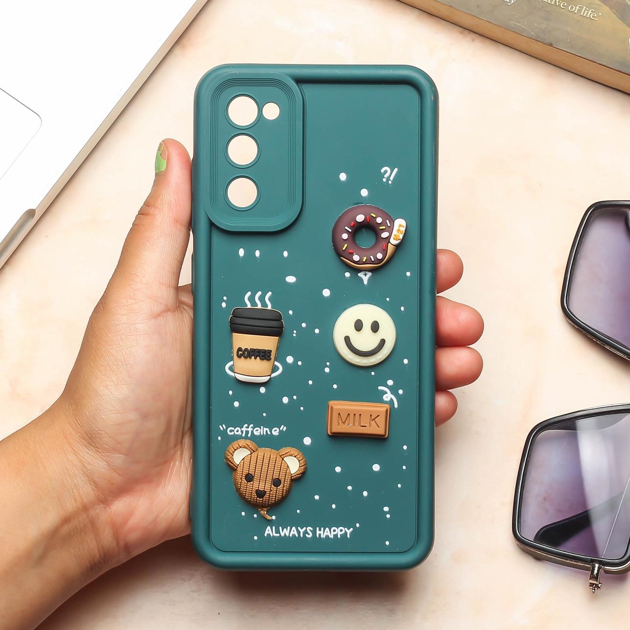 Green COFFEE (ALWAYS HAPPY) Silicone case for Oneplus NORD