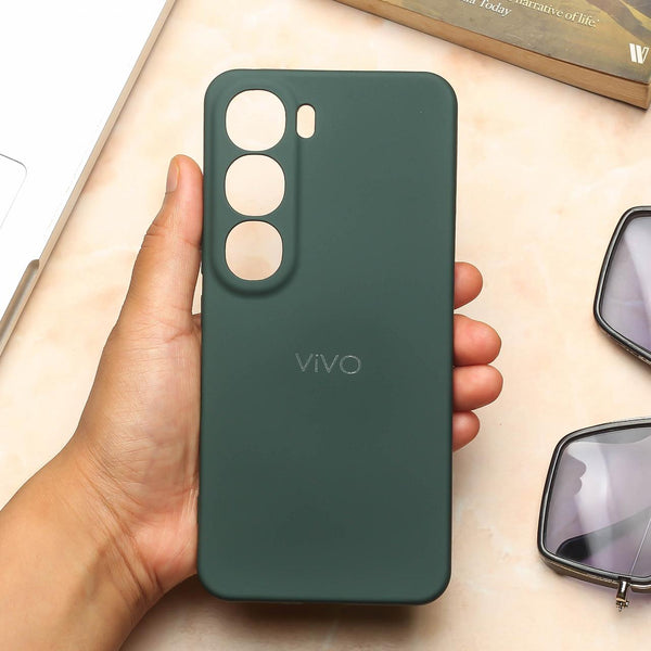 Dark Green Camera Original Silicone case for Vivo Y300