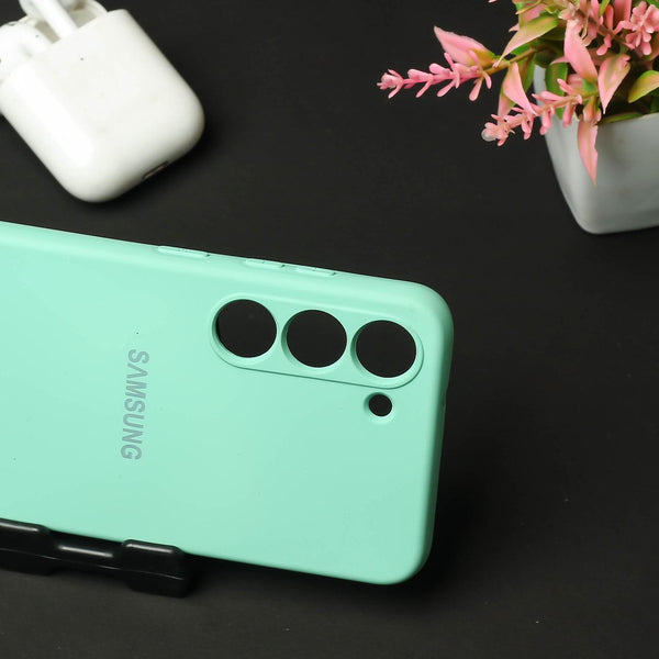 Sea Green Original Camera Safe Silicone case for Samsung S21 FE