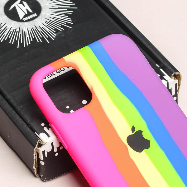 PATTERN 3 Rainbow Silicone Case for Apple iphone 11