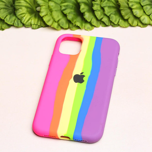 PATTERN 3 Rainbow Silicone Case for Apple iphone 11