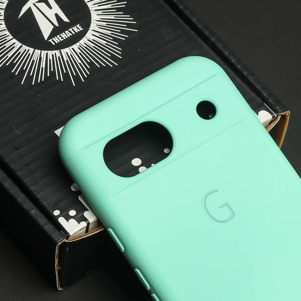 Light Blue Camera Original Silicone case for Google Pixel 8a