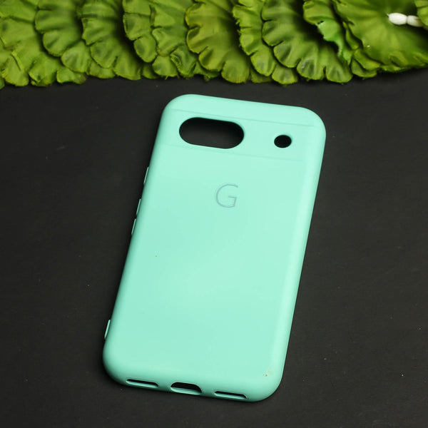 Light Blue Camera Original Silicone case for Google Pixel 8a