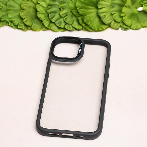 Black Lifted Transperant Case for Apple Iphone 12 Pro