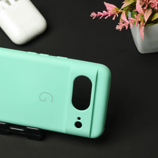 Sea Green Camera Original Silicone case for Google Pixel 8