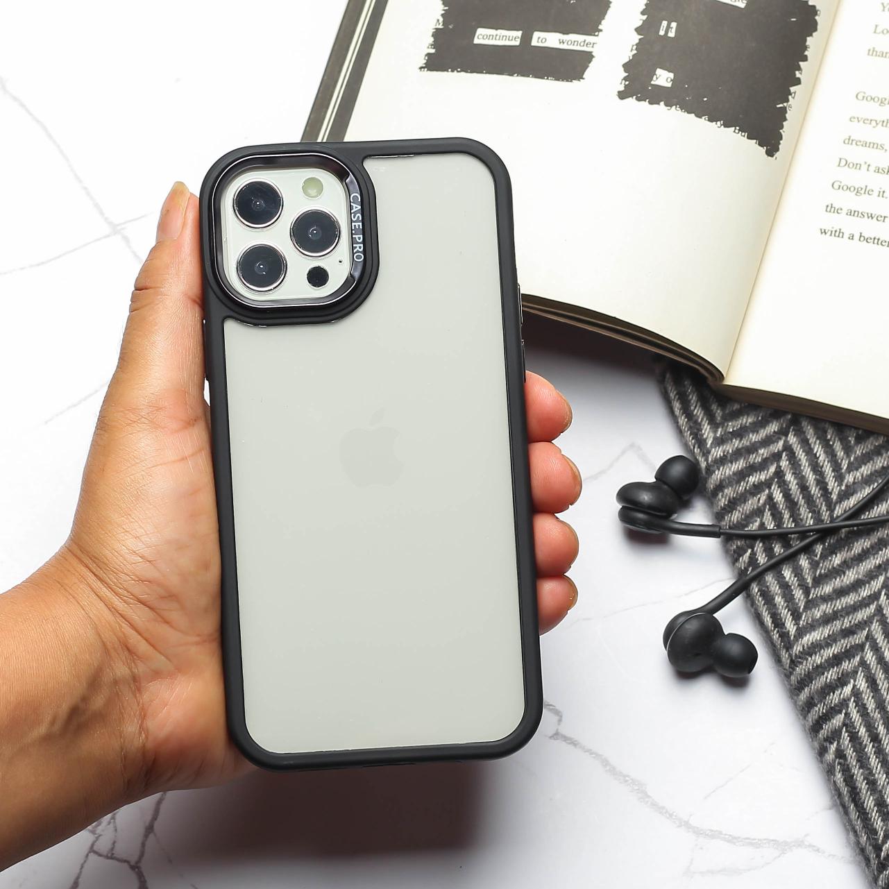 Black Lifted Transperant Case for Apple Iphone 11 Pro