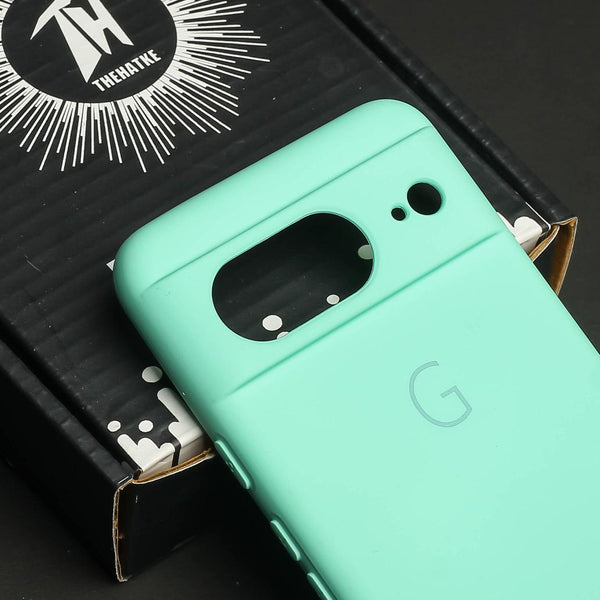 Sea Green Camera Original Silicone case for Google Pixel 8
