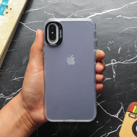 Silver Rgiem Slim Slicone Non-Yellowing Protective Case for Apple Iphone X/XS