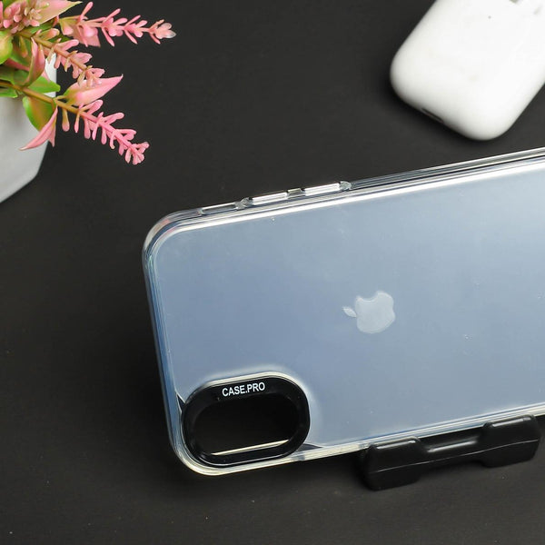Silver Rgiem Slim Slicone Non-Yellowing Protective Case for Apple Iphone X/XS