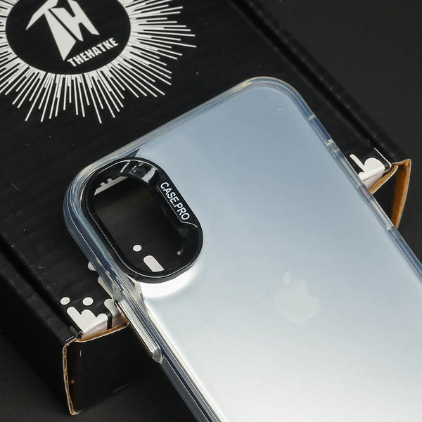 Silver Rgiem Slim Slicone Non-Yellowing Protective Case for Apple Iphone X/XS