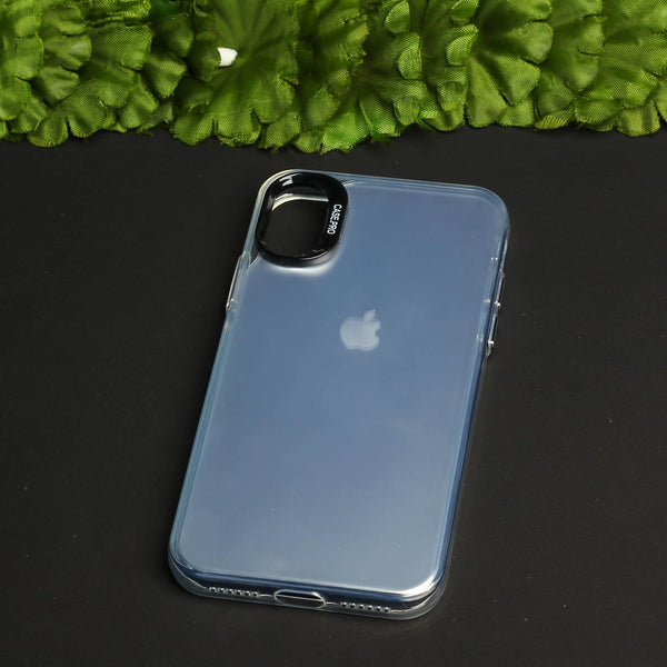 Silver Rgiem Slim Slicone Non-Yellowing Protective Case for Apple Iphone X/XS