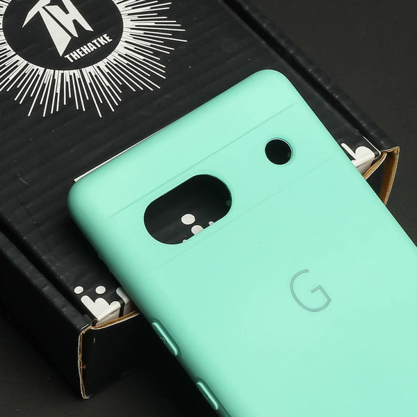 Light Blue Camera Original Silicone case for Google Pixel 7a