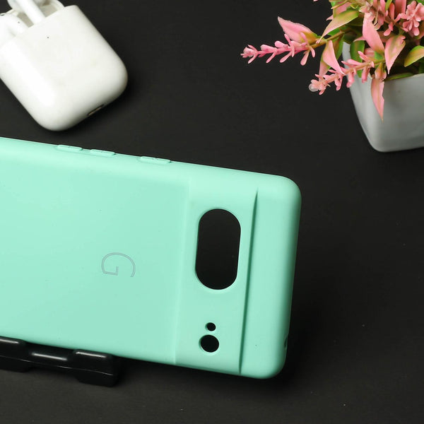 Sea Green Camera Original Silicone case for Google Pixel 7