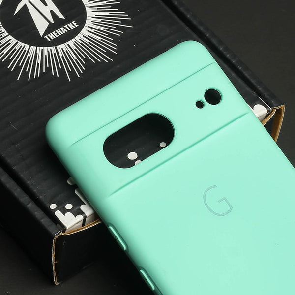 Sea Green Camera Original Silicone case for Google Pixel 7