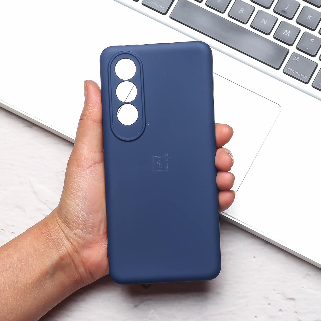 Dark Blue Camera Original Silicone case for Oneplus Nord CE 4