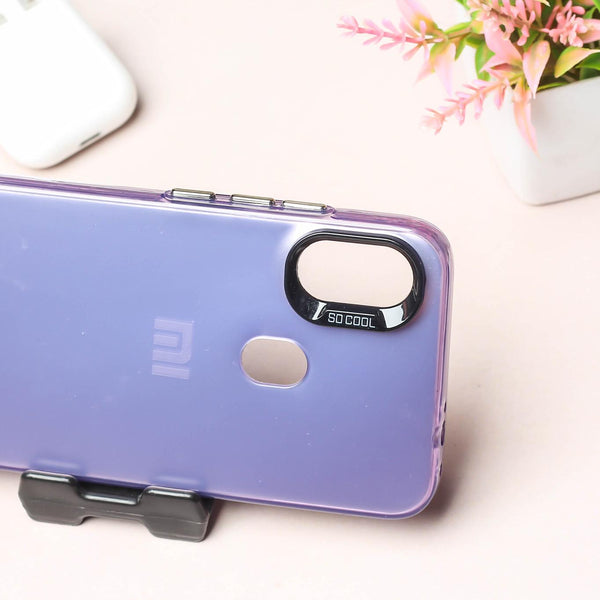 Purple Rgiem Slim Slicone Non-Yellowing Protective Case for Redmi Note 7 Pro