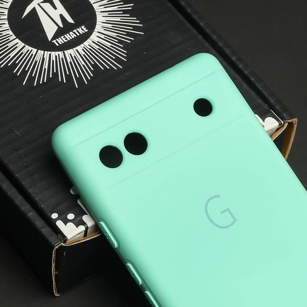 Light Blue Camera Original Silicone case for Google Pixel 6A
