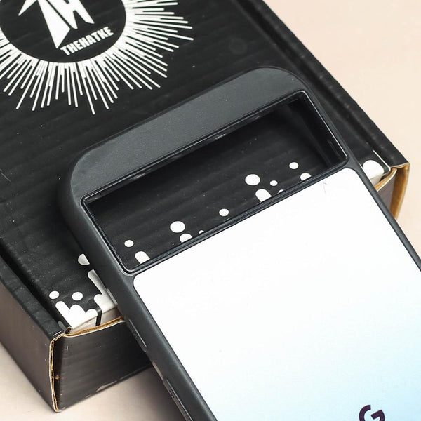 Blue Gradient metal back case for Google Pixel 8