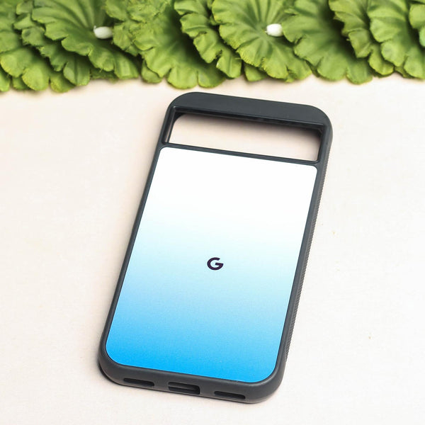 Blue Gradient metal back case for Google Pixel 8