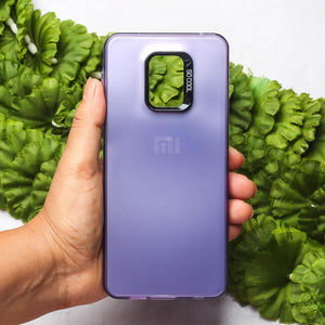 Purple Rgiem Slim Slicone Non-Yellowing Protective Case for Redmi Note 9 Pro Max